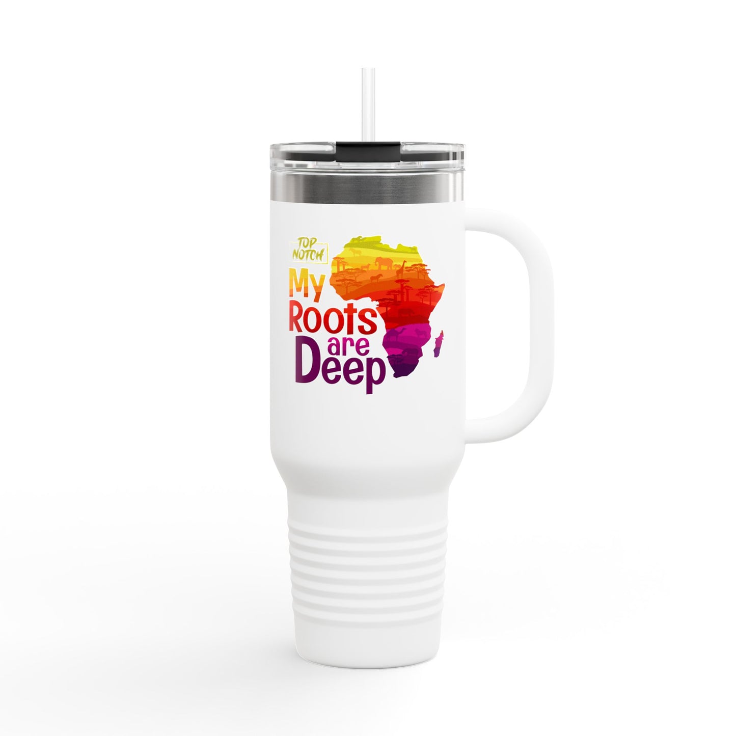 My Roots are Deep Insulated Travel Mug - 40oz | Perfect for Coffee Lovers & Travelers