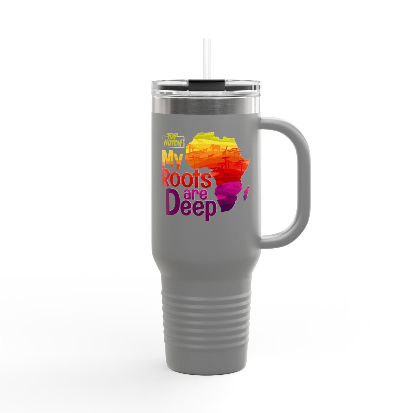 My Roots are Deep Insulated Travel Mug - 40oz | Perfect for Coffee Lovers & Travelers