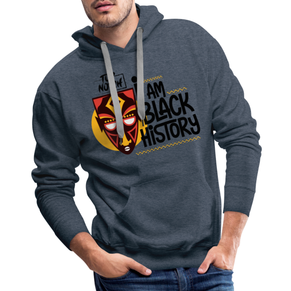 Top Notch Black History Hoodie - heather denim