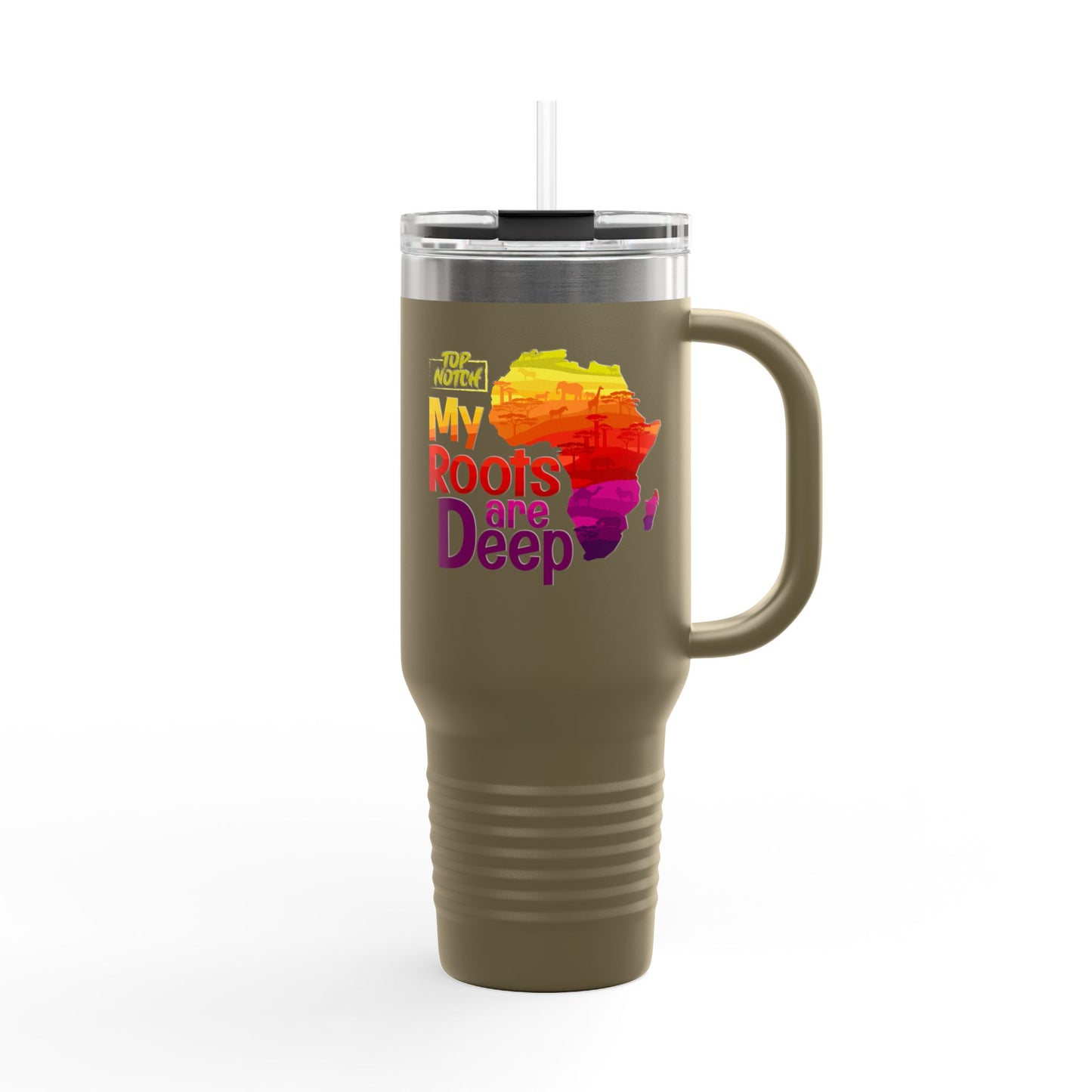 My Roots are Deep Insulated Travel Mug - 40oz | Perfect for Coffee Lovers & Travelers