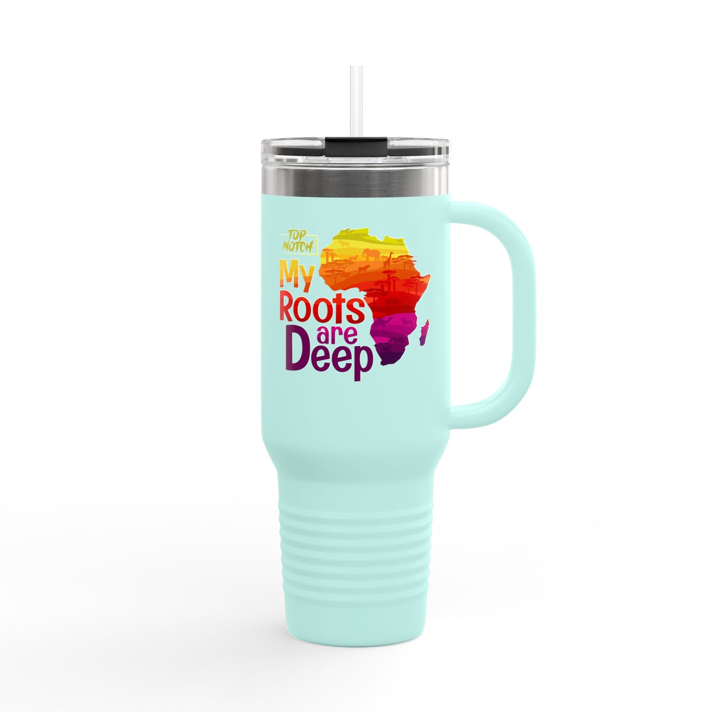 My Roots are Deep Insulated Travel Mug - 40oz | Perfect for Coffee Lovers & Travelers