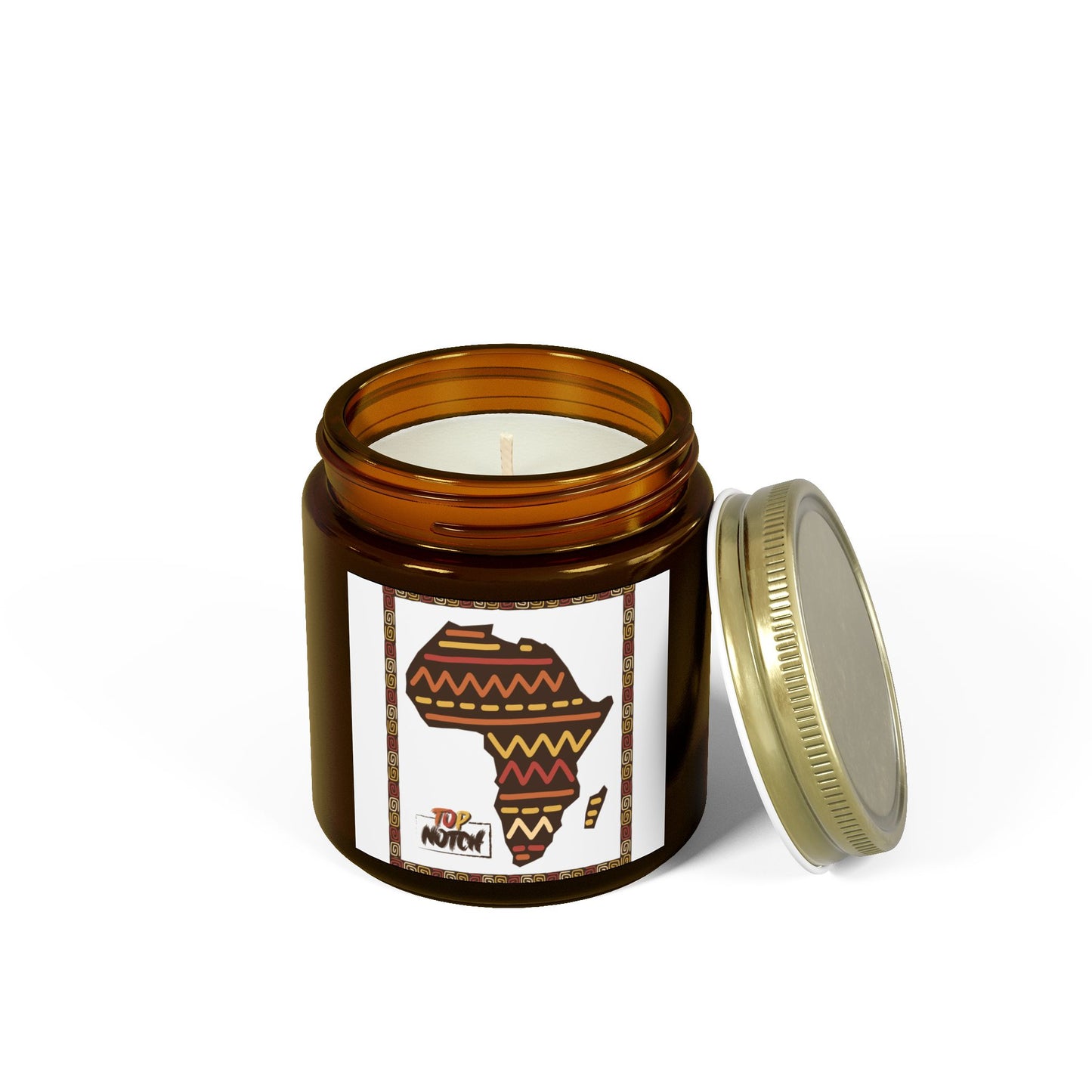 African-Inspired Scented Candle - Coconut Apricot Wax (4oz, 9oz)