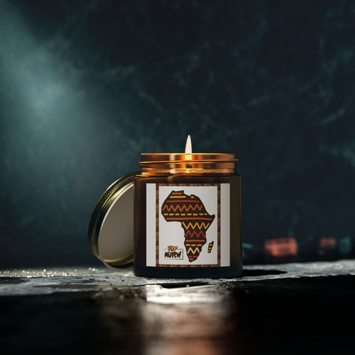 African-Inspired Scented Candle - Coconut Apricot Wax (4oz, 9oz)