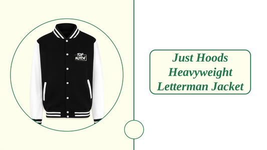 Just Hoods Heavyweight Letterman Jacket by@Outfy