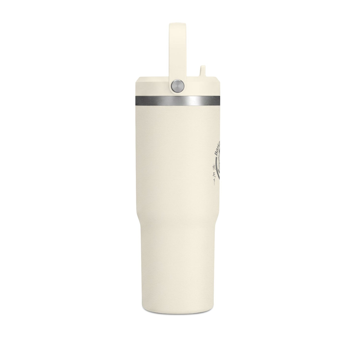 Nomad 32oz Tumbler — Adventure Camp Travel Mug with 'Wander & Live' Compass Design
