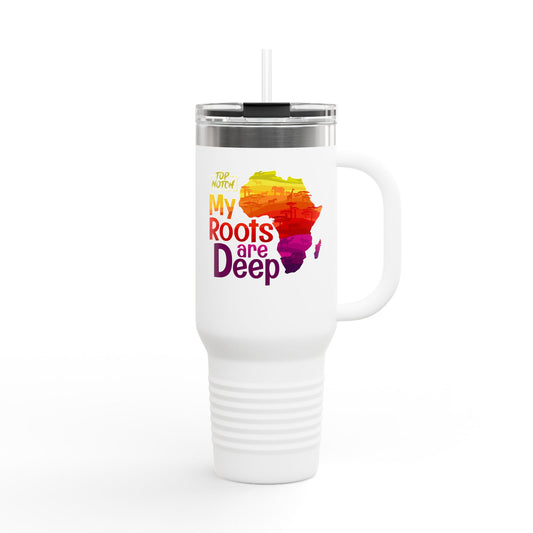 My Roots are Deep Insulated Travel Mug - 40oz | Perfect for Coffee Lovers & Travelers