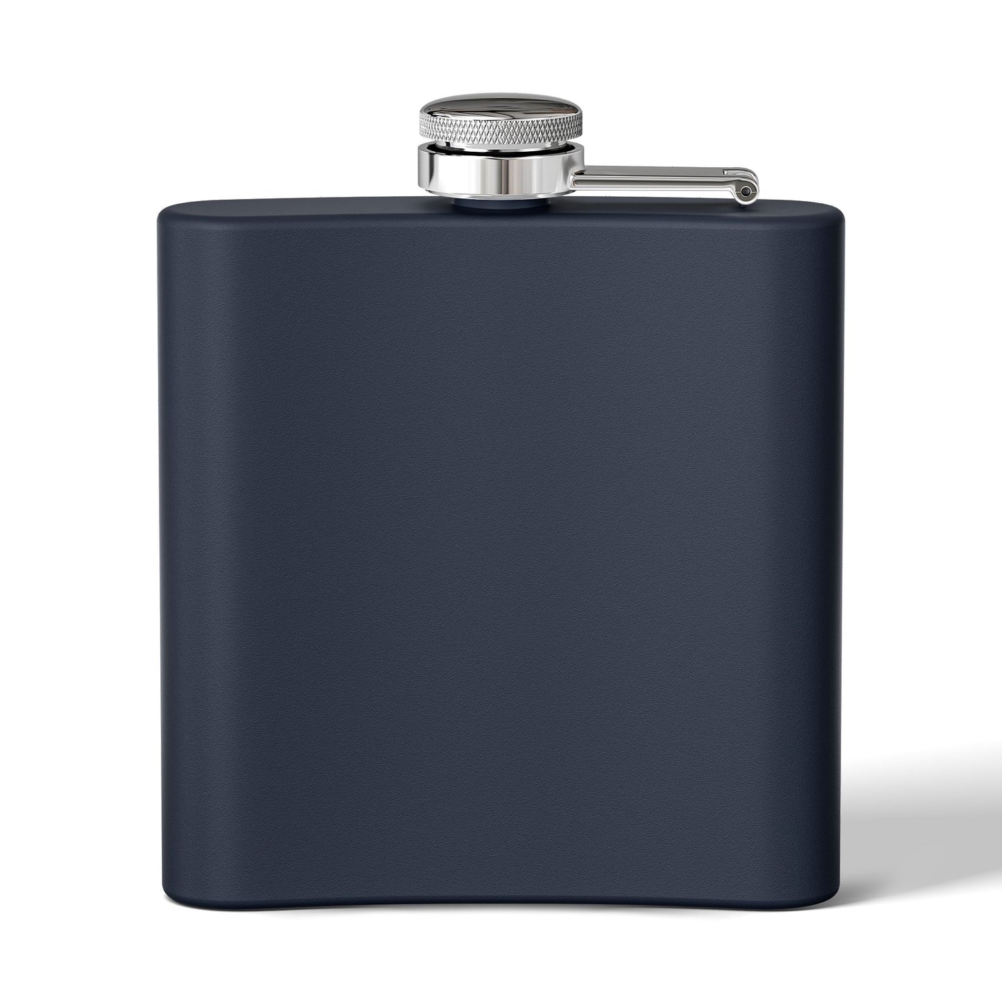 Koi Yin Yang Flask — "Darkness • Light Life" 6oz Stainless Steel Hip Flask