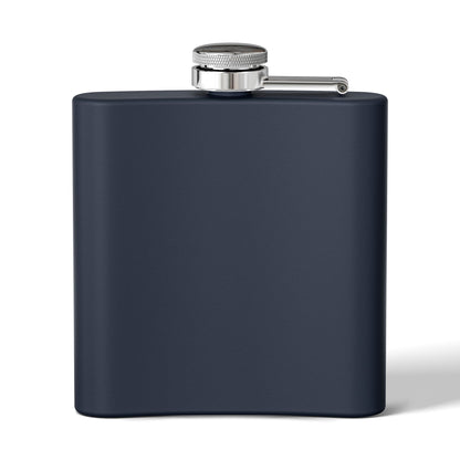 Koi Yin Yang Flask — "Darkness • Light Life" 6oz Stainless Steel Hip Flask