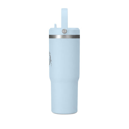 Nomad 32oz Tumbler — Adventure Camp Travel Mug with 'Wander & Live' Compass Design