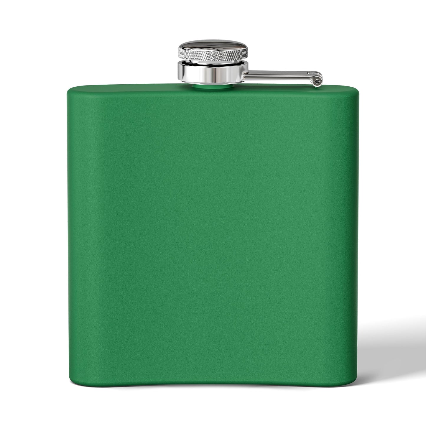 Koi Yin Yang Flask — "Darkness • Light Life" 6oz Stainless Steel Hip Flask