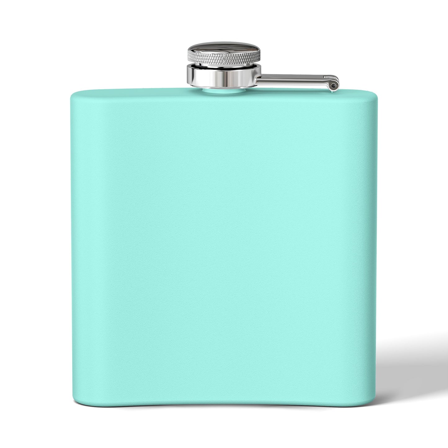 Koi Yin Yang Flask — "Darkness • Light Life" 6oz Stainless Steel Hip Flask