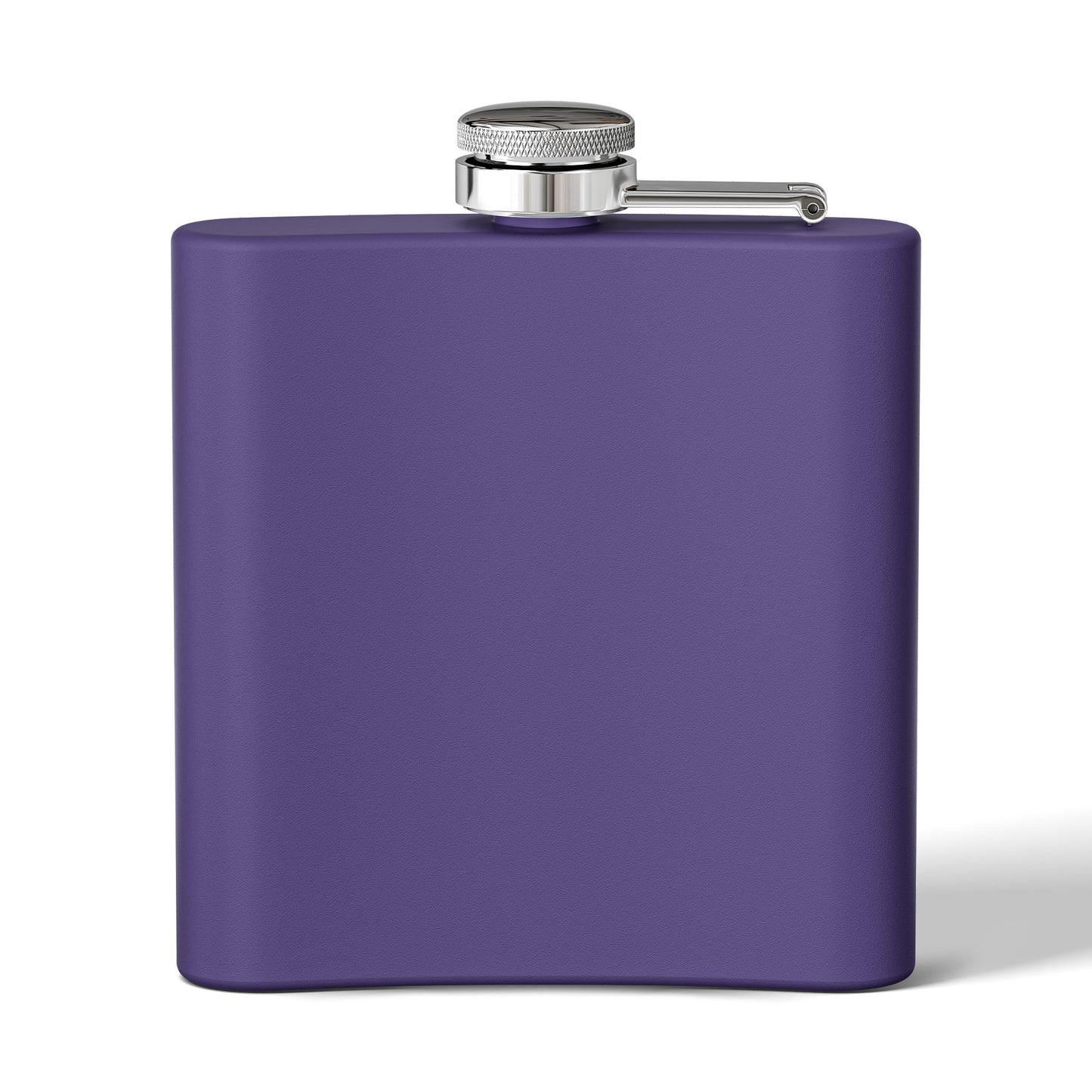 Koi Yin Yang Flask — "Darkness • Light Life" 6oz Stainless Steel Hip Flask