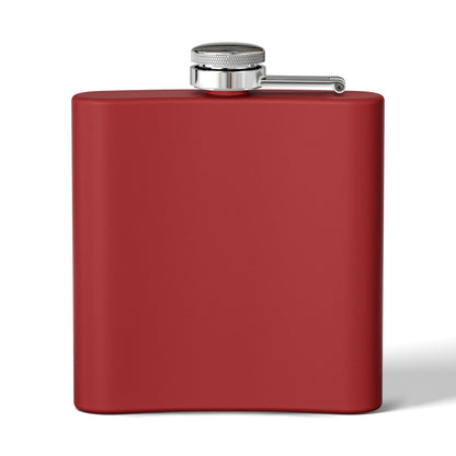 Koi Yin Yang Flask — "Darkness • Light Life" 6oz Stainless Steel Hip Flask