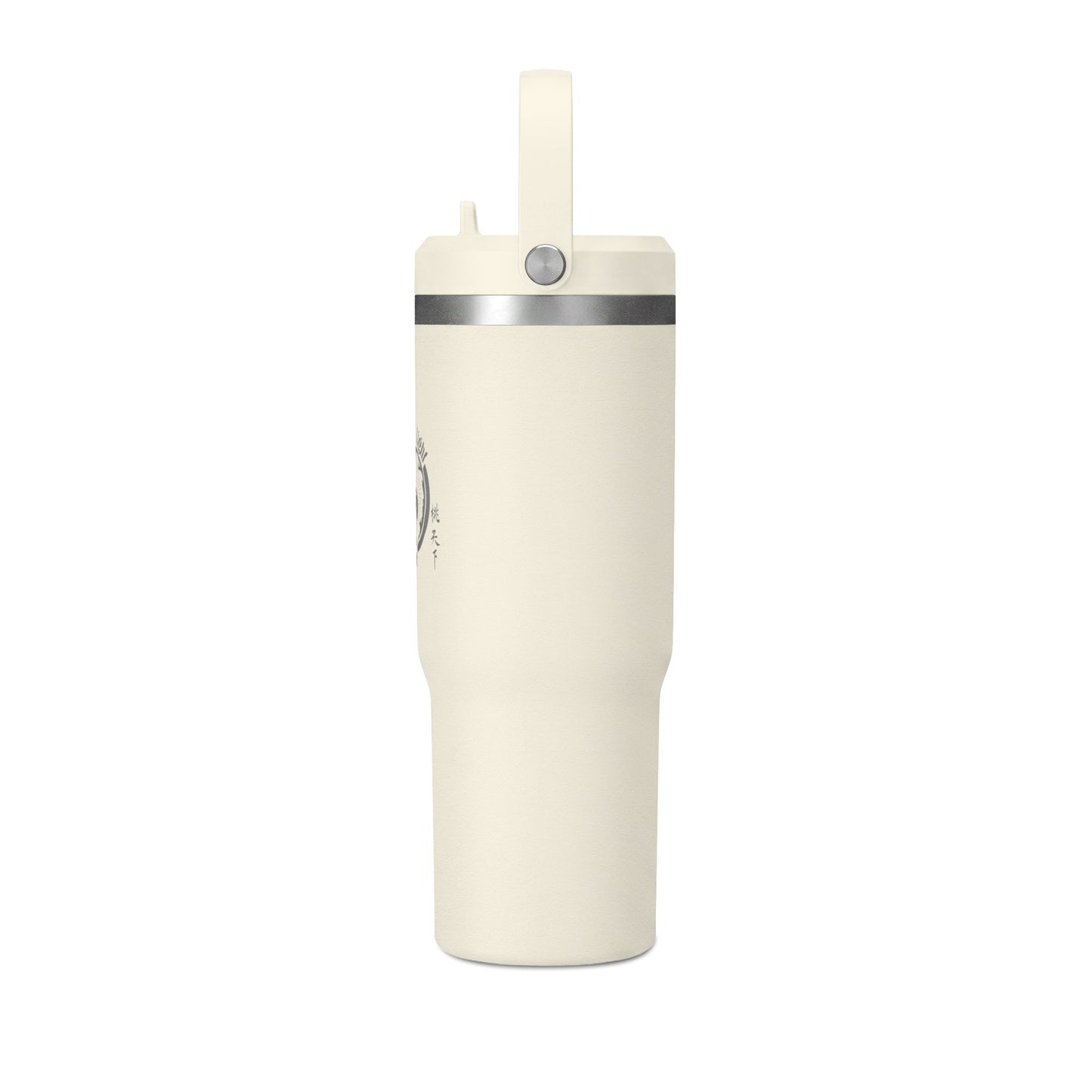 Nomad 32oz Tumbler — Adventure Camp Travel Mug with 'Wander & Live' Compass Design
