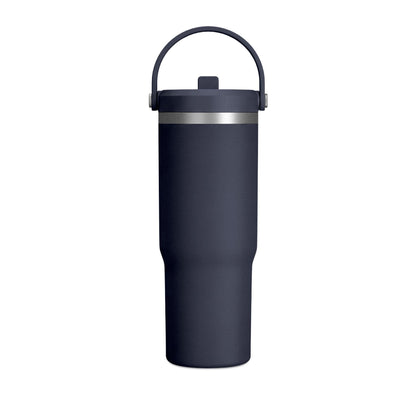 Nomad 32oz Tumbler — Adventure Camp Travel Mug with 'Wander & Live' Compass Design