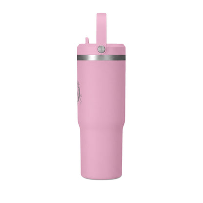 Nomad 32oz Tumbler — Adventure Camp Travel Mug with 'Wander & Live' Compass Design