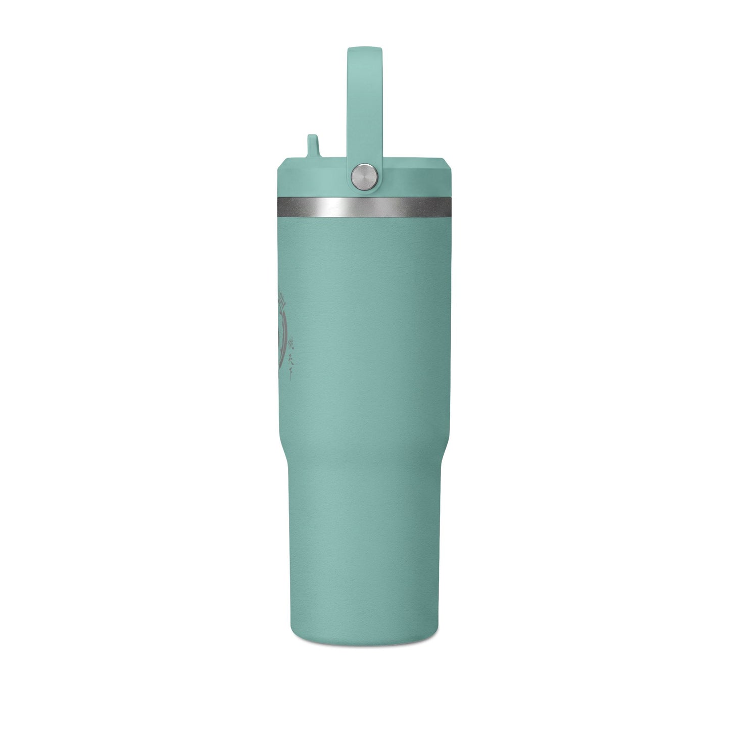 Nomad 32oz Tumbler — Adventure Camp Travel Mug with 'Wander & Live' Compass Design