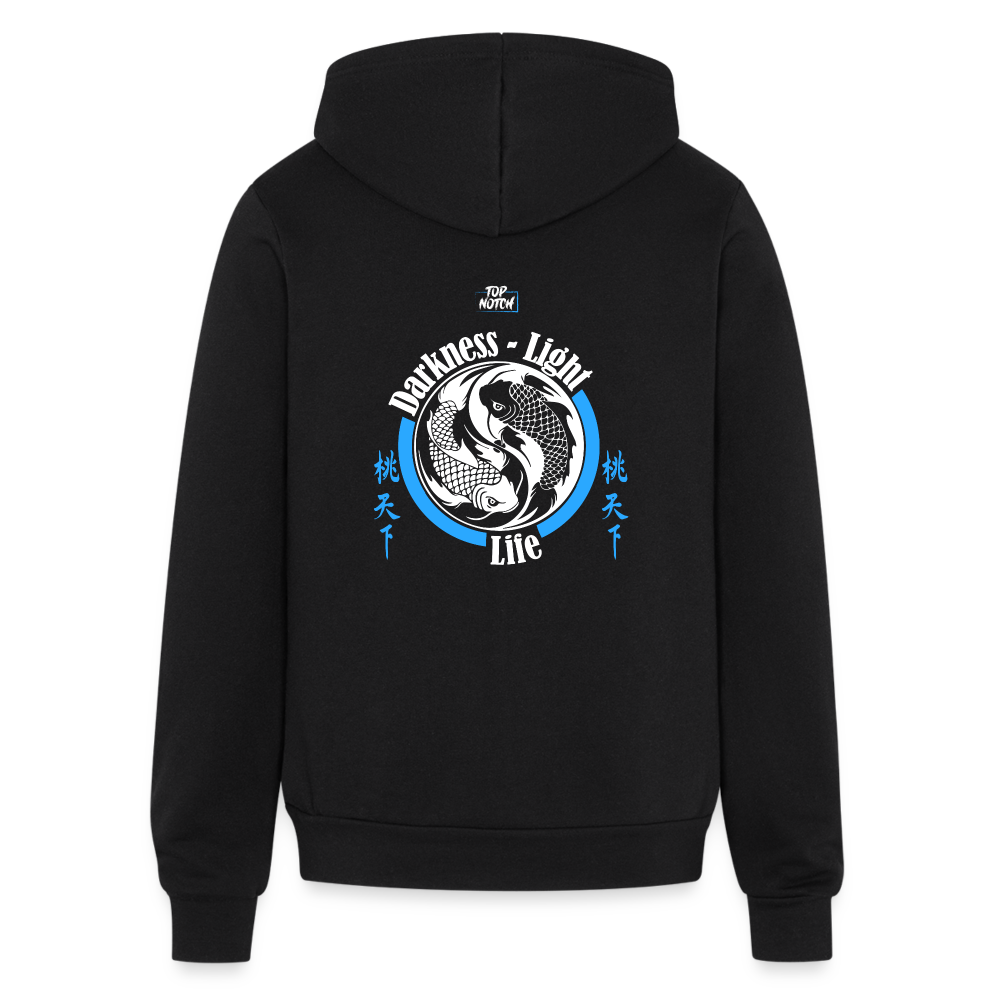 Canvas Unisex Full Zip Hoodie - black
