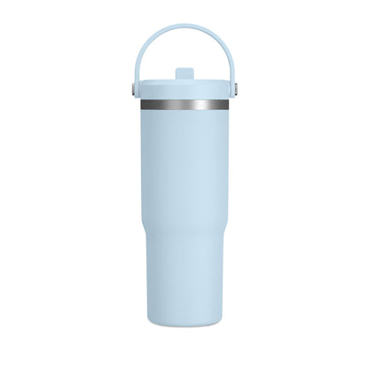 Nomad 32oz Tumbler — Adventure Camp Travel Mug with 'Wander & Live' Compass Design