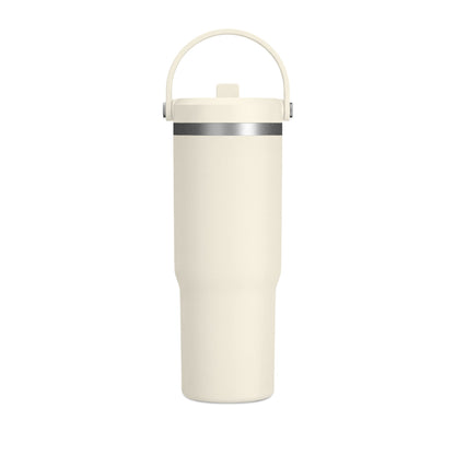 Nomad 32oz Tumbler — Adventure Camp Travel Mug with 'Wander & Live' Compass Design
