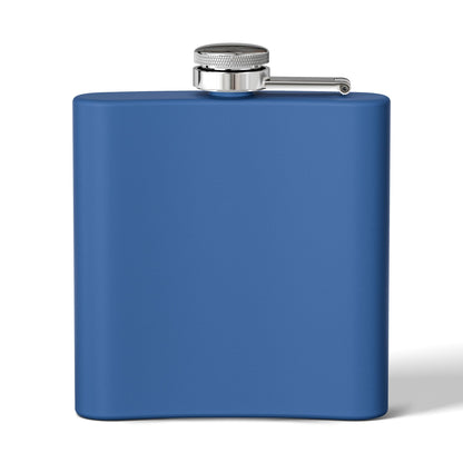 Koi Yin Yang Flask — "Darkness • Light Life" 6oz Stainless Steel Hip Flask