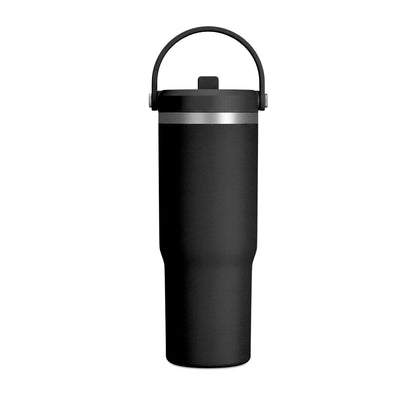 Nomad 32oz Tumbler — Adventure Camp Travel Mug with 'Wander & Live' Compass Design