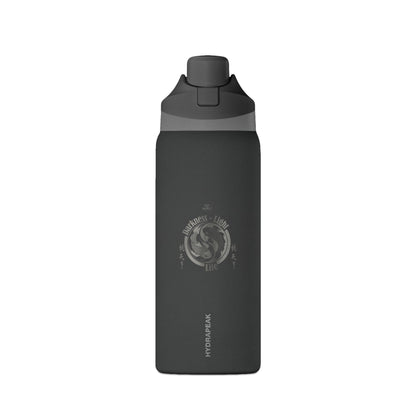 Insulated Water Bottle 32oz — Matte Black Oasis Vacuum Flask
