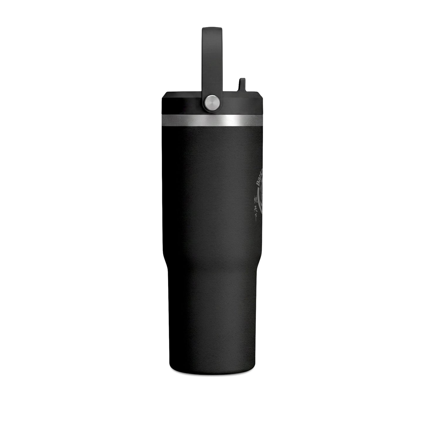 Nomad 32oz Tumbler — Adventure Camp Travel Mug with 'Wander & Live' Compass Design